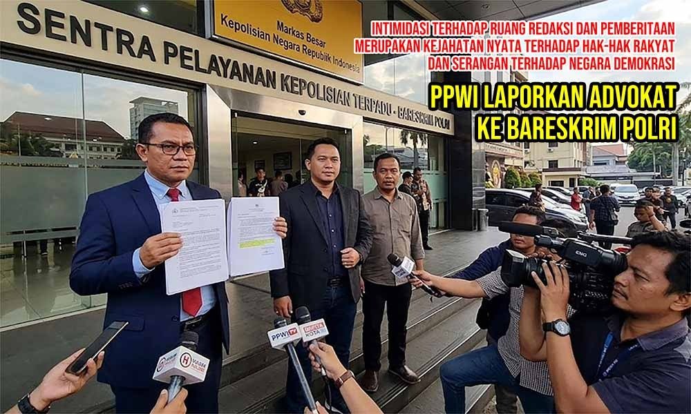 Buntut Intimidasi Ruang Redaksi, Wilson Lalengke Seret Kuasa Hukum Martin Tampubolon ke Mabes Polri*