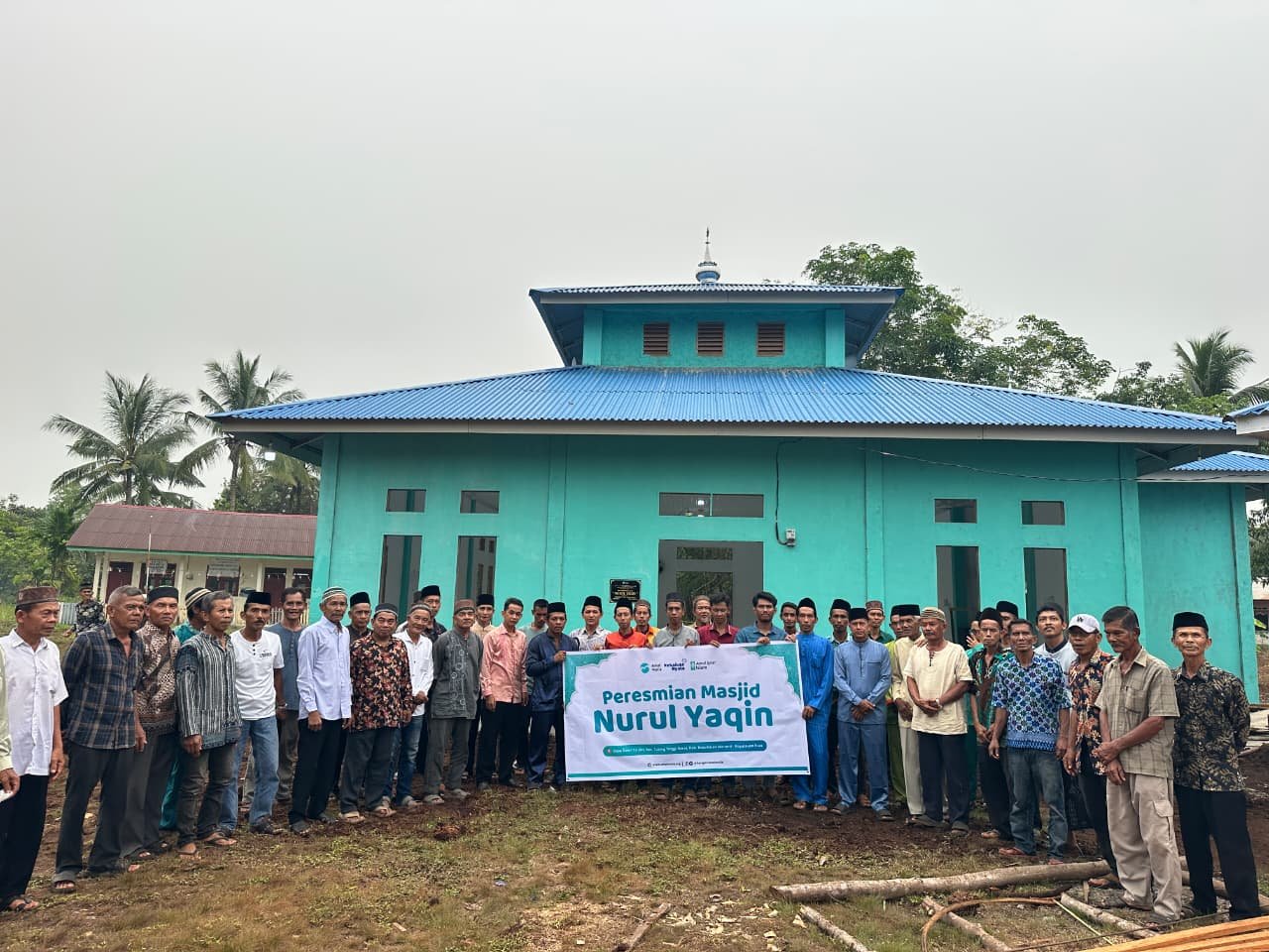 Yayasan Amal Mulia Resmikan Masjid Nurul Yakin dan Dukung Pembangunan Mushalla Takwa Sagu-Sagu di Kepulauan Meranti